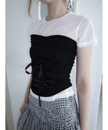 CladdA（クラタ）の「PRESENT TOP, BLACK（チューブトップ）」