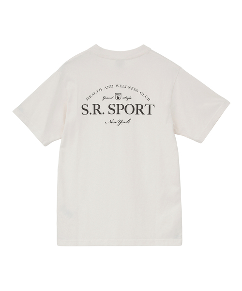 martinique(マルティニーク)の「【Sporty&Rich/スポーティアンドリッチ】Wimbledon Tshirt(Tシャツ/カットソー・レディース・アイボリー・XS)」の2枚目の写真