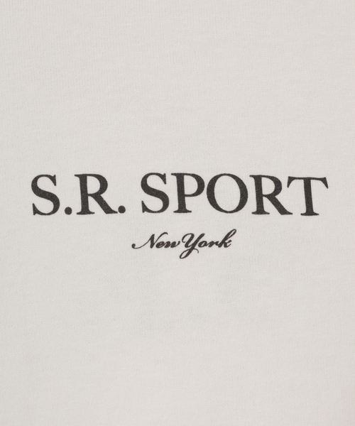 martinique(マルティニーク)の「【Sporty&Rich/スポーティアンドリッチ】Wimbledon Tshirt(Tシャツ/カットソー・レディース・アイボリー・XS)」の7枚目の写真