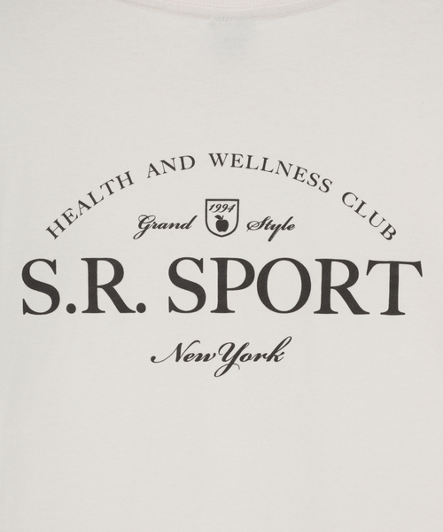 martinique(マルティニーク)の「【Sporty&Rich/スポーティアンドリッチ】Wimbledon Tshirt(Tシャツ/カットソー・レディース・アイボリー・XS)」の8枚目の写真