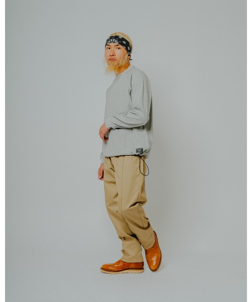 BIG MIKE(ビッグマイク)の「BIG MIKE ビッグマイク/26秋冬新作 ハニカムワッフル サングラスポケット 長袖Tシャツ 裾スピンドル ロンT //// 102638792(Tシャツ/カットソー・メンズ・杢グレー/オフホワイト/スミクロ・MEDIUM/X-LARGE/LARGE)」の14枚目の写真