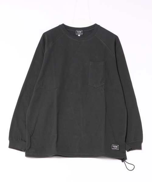 BIG MIKE(ビッグマイク)の「BIG MIKE ビッグマイク/26秋冬新作 ハニカムワッフル サングラスポケット 長袖Tシャツ 裾スピンドル ロンT //// 102638792(Tシャツ/カットソー・メンズ・杢グレー/オフホワイト/スミクロ・MEDIUM/X-LARGE/LARGE)」の16枚目の写真