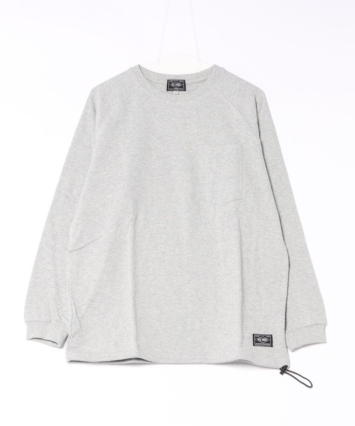 BIG MIKE(ビッグマイク)の「BIG MIKE ビッグマイク/26秋冬新作 ハニカムワッフル サングラスポケット 長袖Tシャツ 裾スピンドル ロンT //// 102638792(Tシャツ/カットソー・メンズ・杢グレー/オフホワイト/スミクロ・MEDIUM/X-LARGE/LARGE)」の19枚目の写真