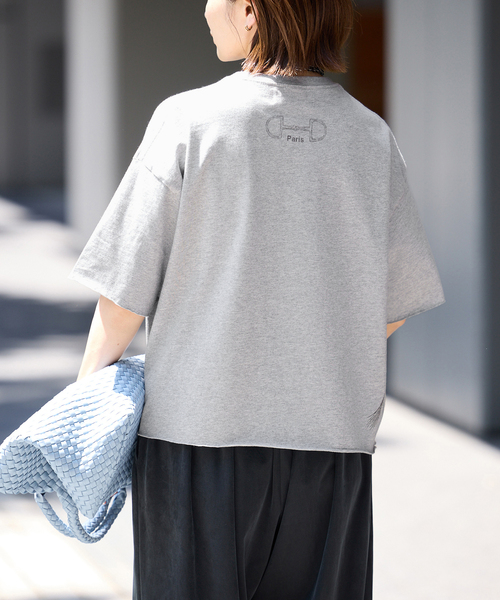 IENA(イエナ)の「《追加》Work of Art Kendai/ワークオブアートケンダイ グラフィック Tシャツ(Tシャツ/カットソー・レディース・チャコールグレー/ホワイト・FREE)」の8枚目の写真