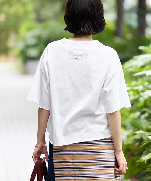 IENA(イエナ)の「《追加》Work of Art Kendai/ワークオブアートケンダイ グラフィック Tシャツ(Tシャツ/カットソー・レディース・チャコールグレー/ホワイト・FREE)」の21枚目の写真