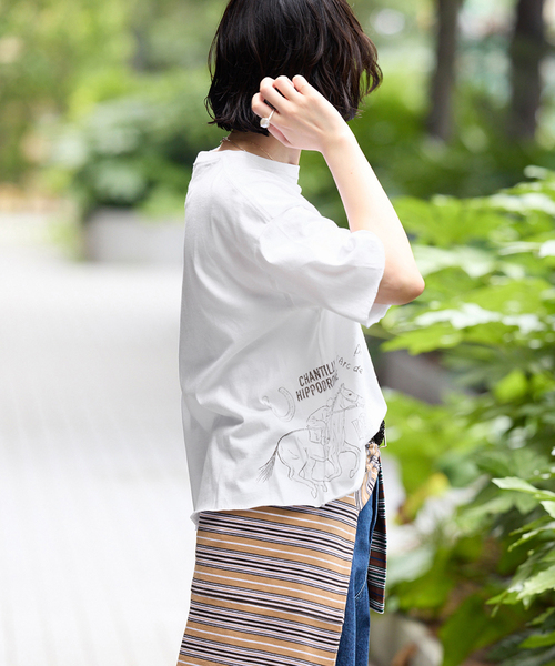 IENA(イエナ)の「《追加》Work of Art Kendai/ワークオブアートケンダイ グラフィック Tシャツ(Tシャツ/カットソー・レディース・チャコールグレー/ホワイト・FREE)」の22枚目の写真