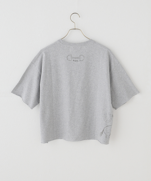 IENA(イエナ)の「《追加》Work of Art Kendai/ワークオブアートケンダイ グラフィック Tシャツ(Tシャツ/カットソー・レディース・チャコールグレー/ホワイト・FREE)」の10枚目の写真