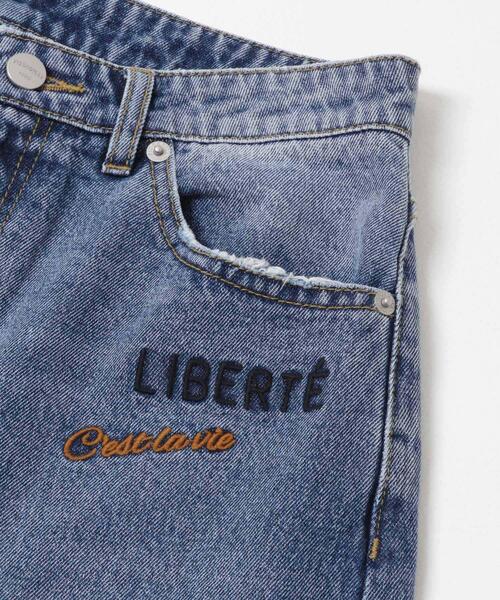 PICCADILLY(ピカデリー)の「『別注』PICCADILLY×URBAN RESEARCH 刺繍デニムパンツ(デニムパンツ・レディース・グレー系その他/ライトインディゴブルー・40/38/36)」の12枚目の写真