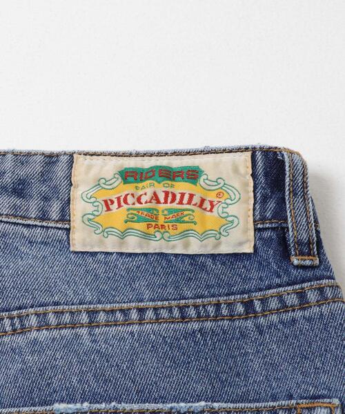 PICCADILLY(ピカデリー)の「『別注』PICCADILLY×URBAN RESEARCH 刺繍デニムパンツ(デニムパンツ・レディース・グレー系その他/ライトインディゴブルー・40/38/36)」の16枚目の写真