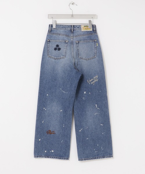 PICCADILLY(ピカデリー)の「『別注』PICCADILLY×URBAN RESEARCH 刺繍デニムパンツ(その他パンツ・レディース・グレー系その他/ライトインディゴブルー・40/38/36)」の20枚目の写真