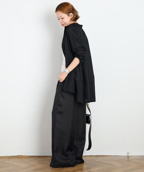 PROVOKE (プロヴォーク)の「【PROVOKE/プロヴォーク】別注Oversized light Shirt(シャツ/ブラウス・レディース・ブラック/ホワイト・36)」の9枚目の写真