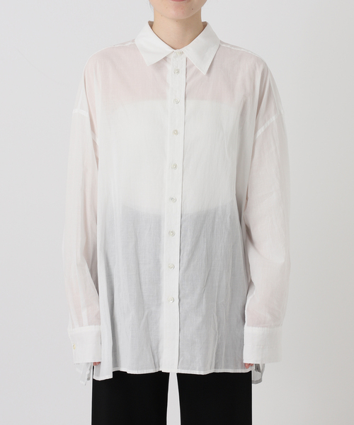 PROVOKE (プロヴォーク)の「【PROVOKE/プロヴォーク】別注Oversized light Shirt(シャツ/ブラウス・レディース・ブラック/ホワイト・36)」の20枚目の写真