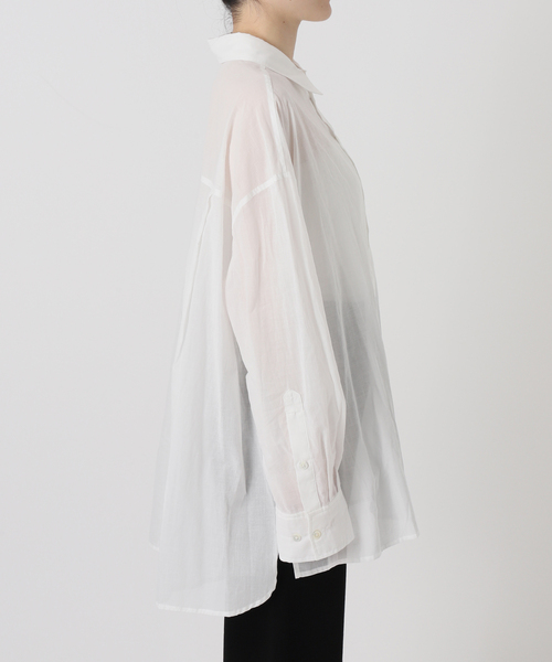 PROVOKE (プロヴォーク)の「【PROVOKE/プロヴォーク】別注Oversized light Shirt(シャツ/ブラウス・レディース・ブラック/ホワイト・36)」の21枚目の写真