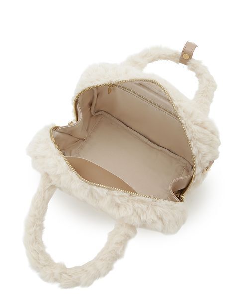 FURFUR（ファーファー）の「【USAGI ONLINE/ZOZOTOWN限定】エコファーキルティングスクエアボストンバッグ（ボストンバッグ・レディース・ブルー/ホワイト/ブラウン/ブラック/ライトベージュ・F）」の22枚目の写真