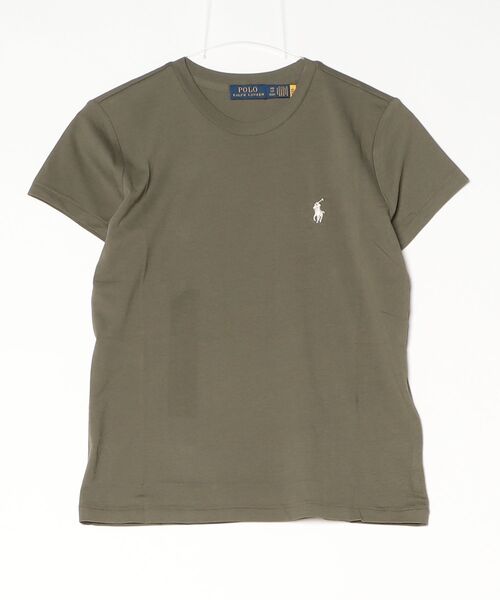 POLO RALPH LAUREN(ポロ ラルフ ローレン)の「クラシック フィット コットン ジャージー クルーネック Tシャツ(Tシャツ/カットソー・レディース・グリーン・S/M/XS)」の5枚目の写真