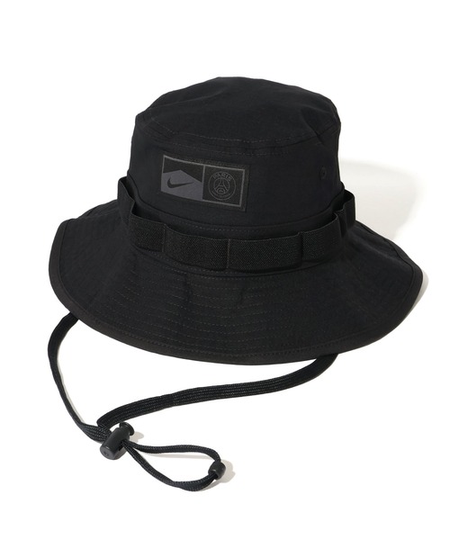 NIKE(ナイキ)の「【NIKE/ナイキ 】Paris Saint Germain 25/26 Bucket Hat Boonie Sp/ナイキ パリ・サンジェルマン バケット ハット BOONIE SP(ハット・メンズ・ブラック・S/M/L)」の1枚目の写真