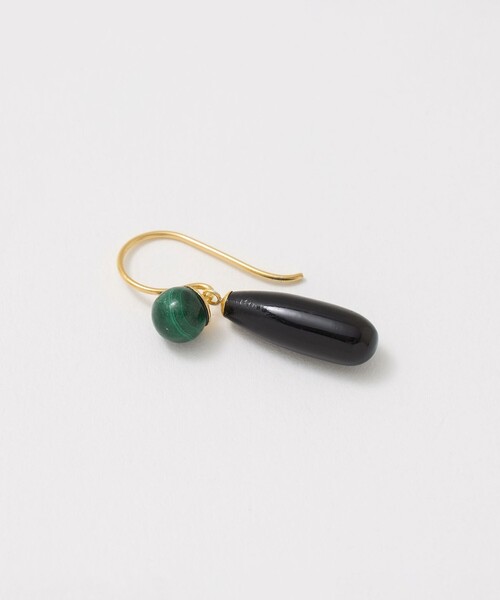 Steven Alan（スティーブンアラン）の「＜mounir＞TEARDROP EARRINGS BLACK/ピアス（ピアス（両耳用）・レディース・ブラック・FREE）」の3枚目の写真