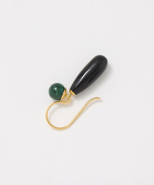 Steven Alan（スティーブンアラン）の「＜mounir＞TEARDROP EARRINGS BLACK/ピアス（ピアス（両耳用）・レディース・ブラック・FREE）」の4枚目の写真