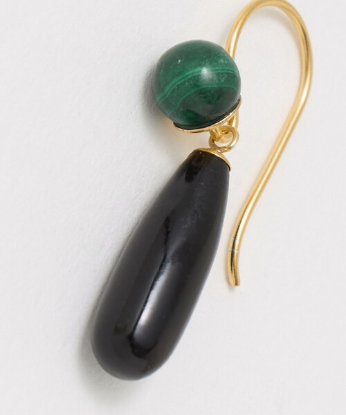 Steven Alan（スティーブンアラン）の「＜mounir＞TEARDROP EARRINGS BLACK/ピアス（ピアス（両耳用）・レディース・ブラック・FREE）」の5枚目の写真