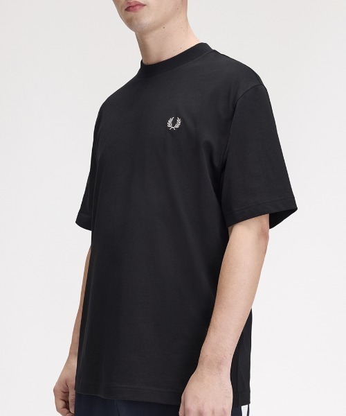 FRED PERRY(フレッドペリー)の「【ZOZO限定!!】Reflective Laurel Wreath T-Shirt/リフレクティブローレルリースTシャツ(Tシャツ/カットソー・メンズ・ベージュ/ブラック・S/L/M)」の8枚目の写真
