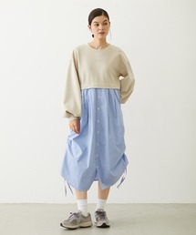 STRIPED DOCKING DRESS
