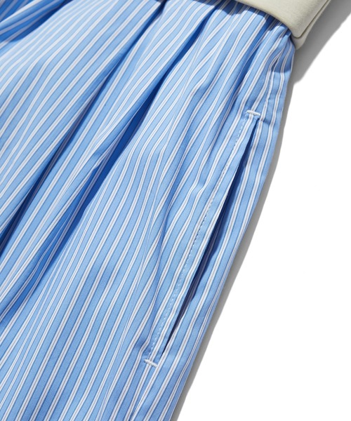 MILKFED.(ミルクフェド)の「STRIPED DOCKING DRESS(ワンピース・レディース・ネイビー/グレー/ベージュ・ONE SIZE)」の9枚目の写真