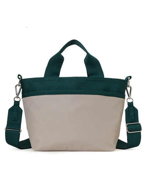 LeSportsac(レスポートサック)の「SMALL BUCKET TOTE ドリフトストーン/エデングリーン(トートバッグ・レディース・グレー・FREE)」の4枚目の写真