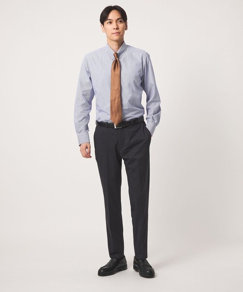 A DAY IN THE LIFE UNITED ARROWS(アデイインザライフユナイテッドアローズ)の「ロンドンストライプ タブカラー レギュラーフィットシャツ-イージーケア-<A DAY IN THE LIFE>(シャツ/ブラウス・メンズ・ロイヤルブルー・39cm/40cm/42cm/41cm/37cm/38cm)」の3枚目の写真