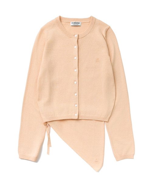 TTUDEMENT（トュードメント）の「[SET] KNIT CARDIGAN WITH HEAD SCARF_APRICOT（カーディガン/ボレロ・レディース・その他・FREE）」の7枚目の写真