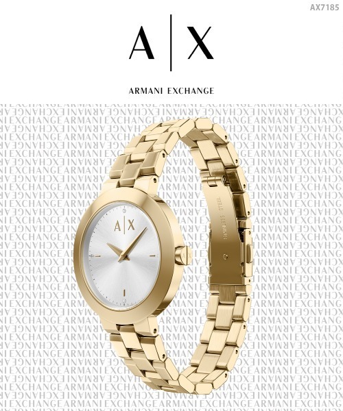 ARMANI EXCHANGE（アルマーニエクスチェンジ）の「アルマーニ・エクスチェンジ 腕時計 レディース アナログ ステンレス AX7185SET（アナログ腕時計・レディース・ゴールド・FREE）」の6枚目の写真