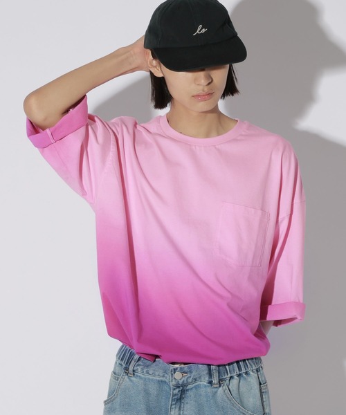 セール】グラデクロップドT / 1056127（Tシャツ/カットソー）｜LAKOLE
