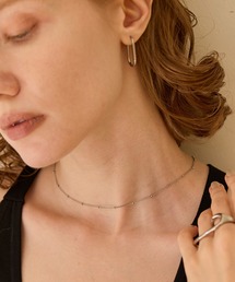 Phoebe | 【金属アレルギー対応】ステーションボールマグネットチェーンネックレス/ステンレス ワンタッチ 着脱簡単 ベーシック(ネックレス)
