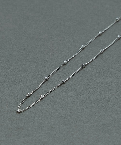 Phoebe(フィービィー)の「【金属アレルギー対応】ステーションボールマグネットチェーンネックレス/ステンレス ワンタッチ 着脱簡単 ベーシック(ネックレス・レディース・イエローゴールド/シルバー・FREE)」の21枚目の写真