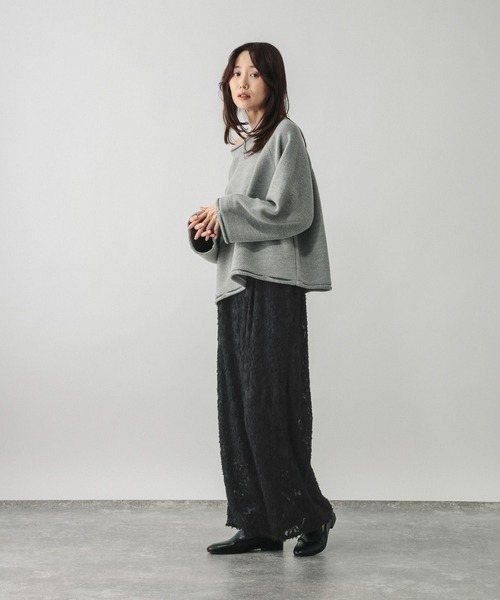 GLOBAL WORK(グローバルワーク)の「ジャガードイージーパンツ/1052073(その他パンツ・レディース・ブラウン/ブラック・MEDIUM/LARGE)」の4枚目の写真