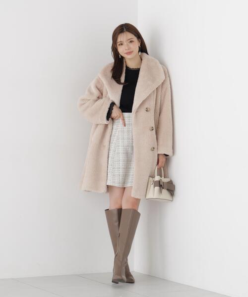 PROPORTION BODY DRESSING(プロポーションボディドレッシング)の「ツイードミニフレアスカート / 1216220904(スカート・レディース・ホワイト系その他/ブラック・MEDIUM/SMALL)」の21枚目の写真