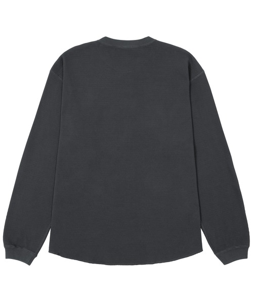 HUF(ハフ)の「89 OVAL HENRY THERMAL(Tシャツ/カットソー・メンズ・チャコールグレー/ナチュラル・S/M/L/XL)」の6枚目の写真
