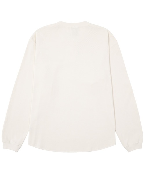 HUF(ハフ)の「89 OVAL HENRY THERMAL(Tシャツ/カットソー・メンズ・チャコールグレー/ナチュラル・S/M/L/XL)」の9枚目の写真
