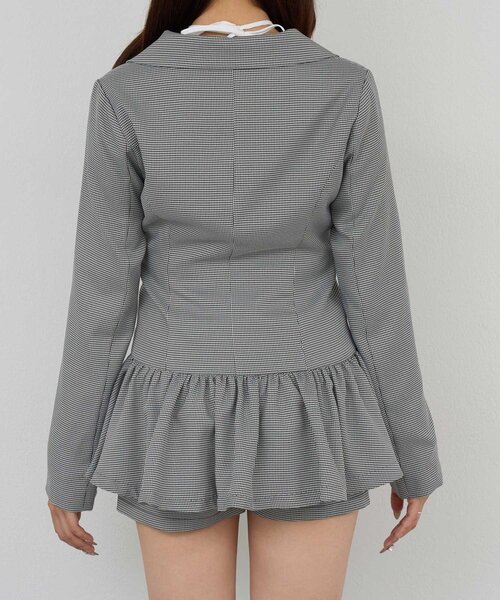 Belle Charme(ベルシャルム)の「【Belle Charme】Double Button Peplum Jacket(その他トップス・レディース・ブラック系その他/グレー/ベージュ・FREE)」の16枚目の写真