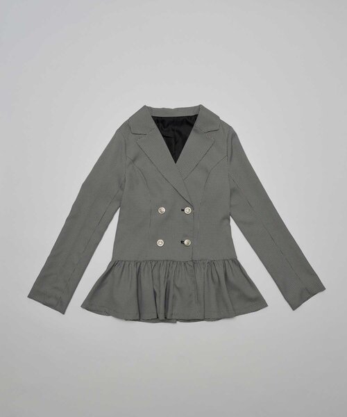 Belle Charme(ベルシャルム)の「【Belle Charme】Double Button Peplum Jacket(その他トップス・レディース・ブラック系その他/グレー/ベージュ・FREE)」の22枚目の写真