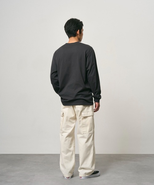 Gramicci（グラミチ）の「DENIM CARGO PANT｜デニムカーゴパンツ（デニムパンツ・メンズ・クリアブラック/ホワイト系その他/ダークインディゴブルー・M/XL/2XL/S/L）」の12枚目の写真