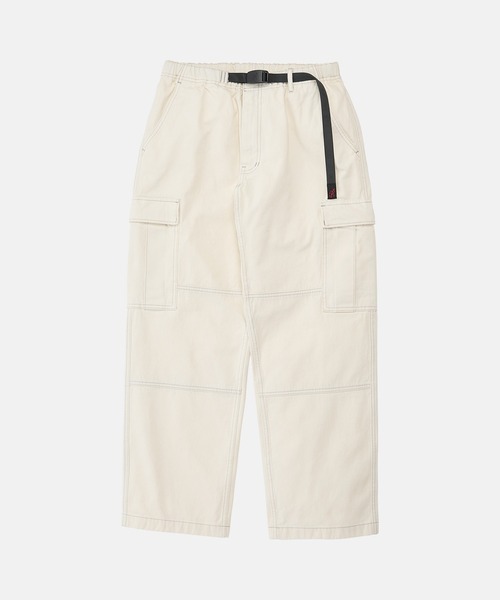 Gramicci（グラミチ）の「DENIM CARGO PANT｜デニムカーゴパンツ（デニムパンツ・メンズ・クリアブラック/ホワイト系その他/ダークインディゴブルー・M/XL/2XL/S/L）」の18枚目の写真