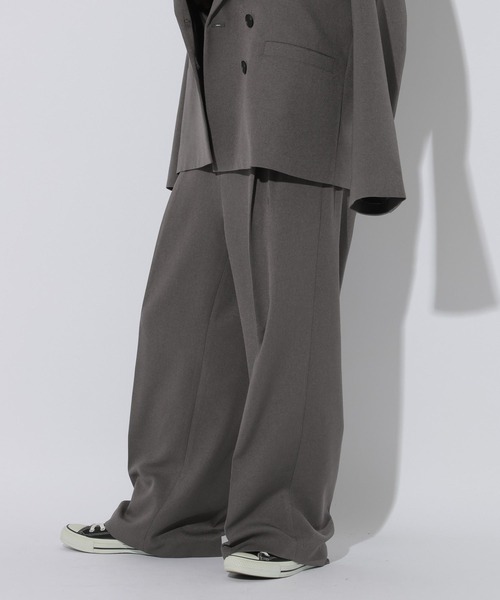 LAKOLE(ラコレ)の「ツータックワイドパンツ / 1045641(スラックス・レディース・ブラウン/ベージュ/ネイビー/グレー・LARGE/MEDIUM)」の8枚目の写真