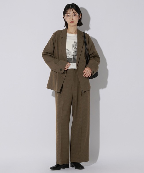LAKOLE(ラコレ)の「ツータックワイドパンツ / 1045641(スラックス・レディース・ブラウン/ベージュ/ネイビー/グレー・LARGE/MEDIUM)」の10枚目の写真