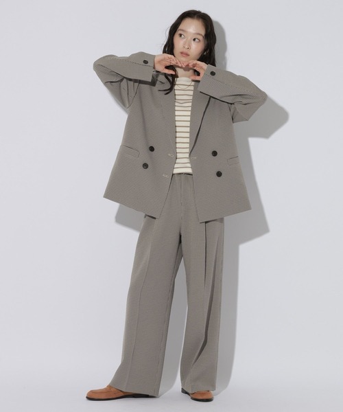 LAKOLE(ラコレ)の「ツータックワイドパンツ / 1045641(スラックス・レディース・ブラウン/ベージュ/ネイビー/グレー・LARGE/MEDIUM)」の16枚目の写真