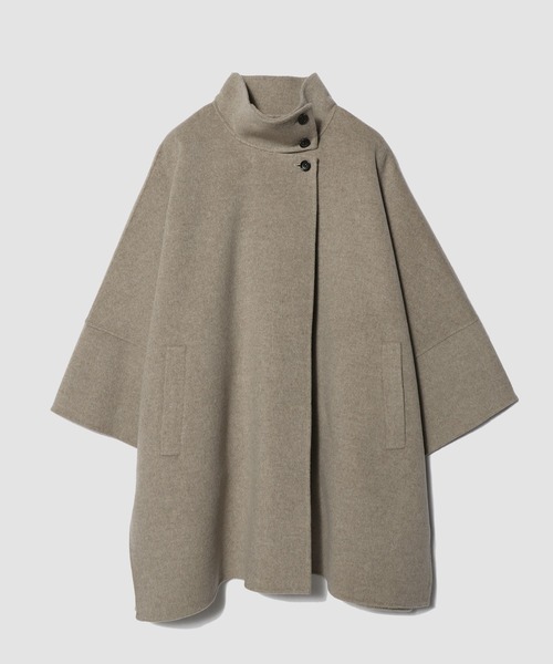 ESTNATION(エストネーション)の「ESTNATION / ウールカシミアケープコート(その他アウター・レディース・グレイッシュベージュ/キャメル/ブラック・FREE)」の11枚目の写真