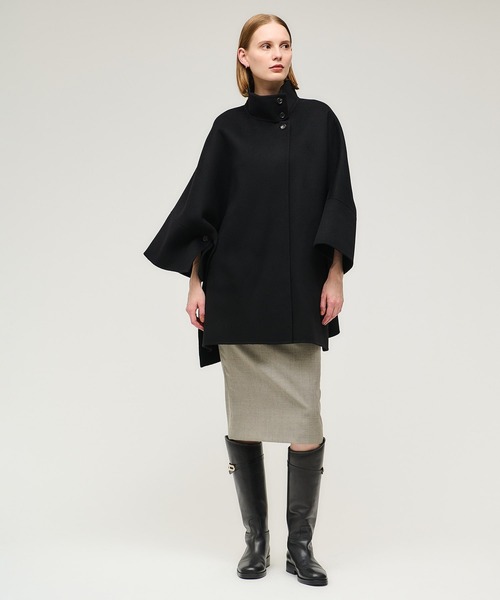 ESTNATION(エストネーション)の「ESTNATION / ウールカシミアケープコート(その他アウター・レディース・グレイッシュベージュ/キャメル/ブラック・FREE)」の12枚目の写真