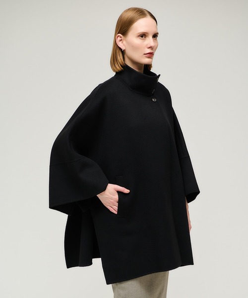 ESTNATION(エストネーション)の「ESTNATION / ウールカシミアケープコート(その他アウター・レディース・グレイッシュベージュ/キャメル/ブラック・FREE)」の13枚目の写真