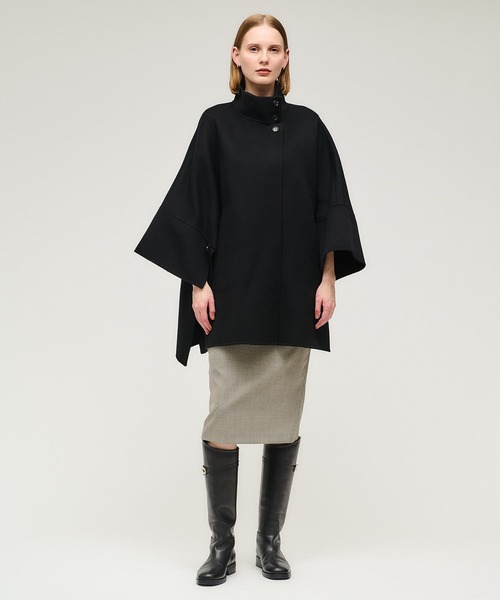 ESTNATION(エストネーション)の「ESTNATION / ウールカシミアケープコート(その他アウター・レディース・グレイッシュベージュ/キャメル/ブラック・FREE)」の15枚目の写真