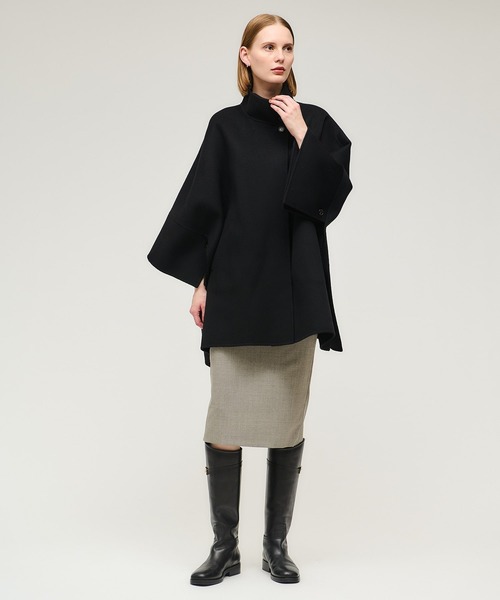 ESTNATION(エストネーション)の「ESTNATION / ウールカシミアケープコート(その他アウター・レディース・グレイッシュベージュ/キャメル/ブラック・FREE)」の16枚目の写真