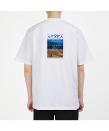 フィールドブルー 半袖Tシャツ E04BRD_ABX10222